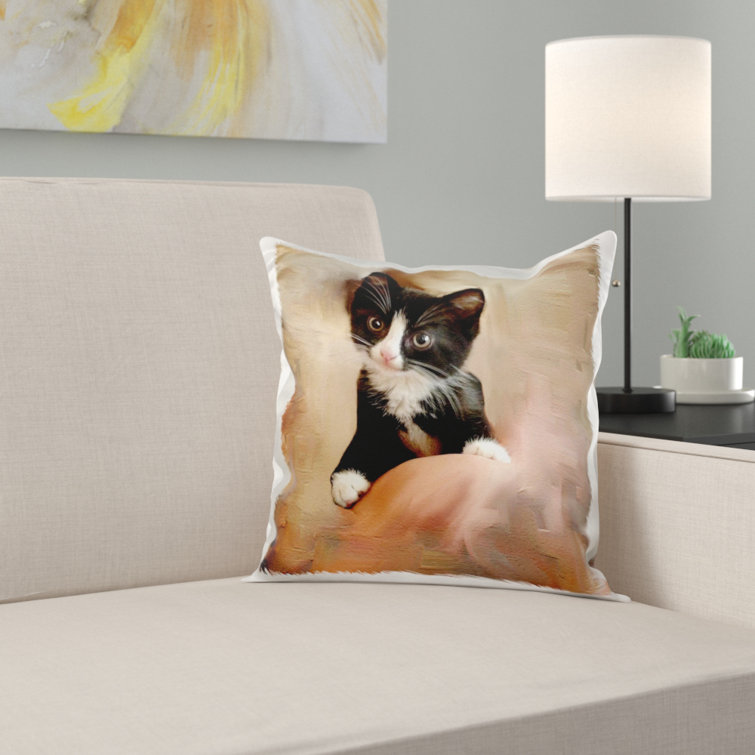 kitten pillow case