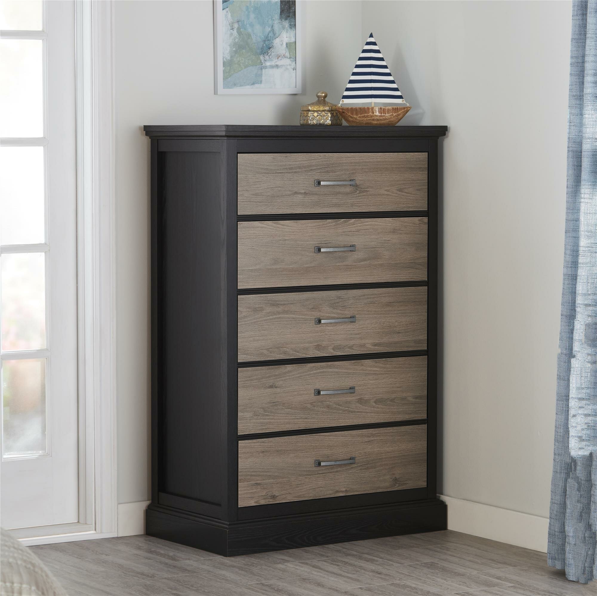 Andover Mills Fortuna 5 Drawer Accent Chest Reviews Wayfair