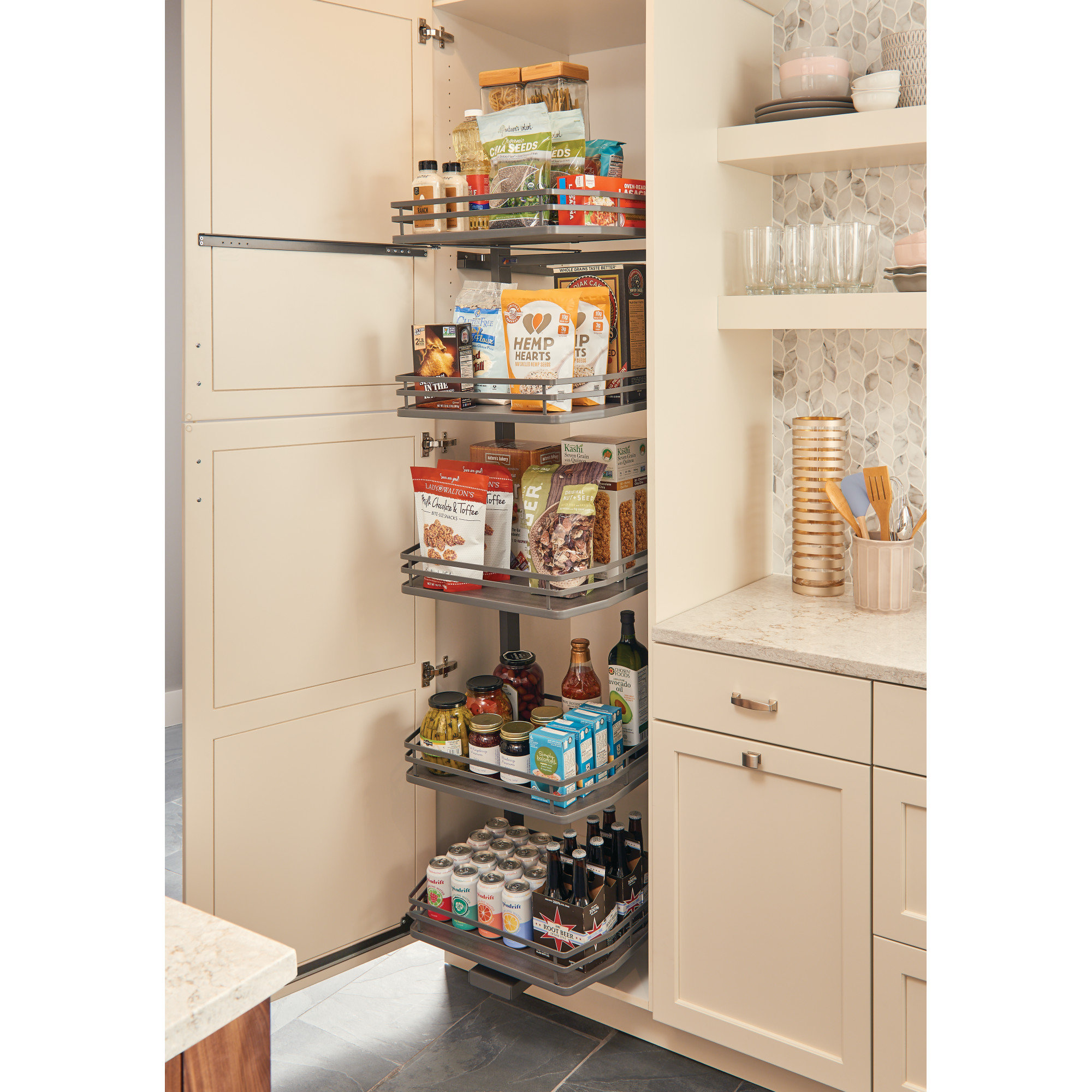 Rev A Shelf Orion Gray Swing Out For Pantry Wayfair