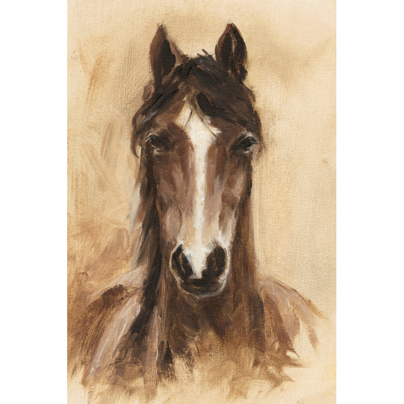 Marmont Hill Shaded Horse Painting Print On Wrapped Canvas Wayfair