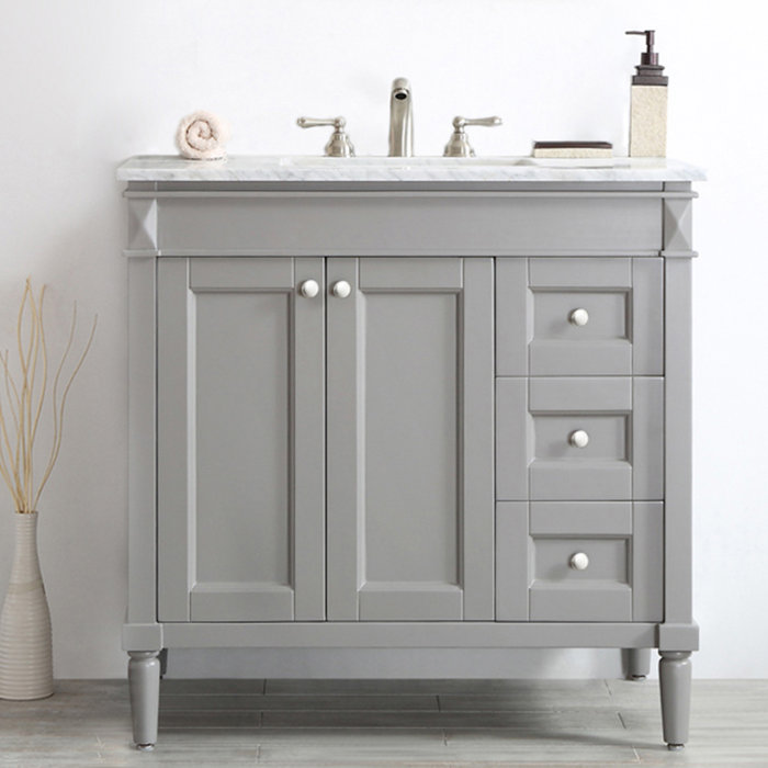 Andover Mills Millfield 36 Single Bathroom Vanity Set Reviews Millfield 36 Single Bathroom Vanity Set