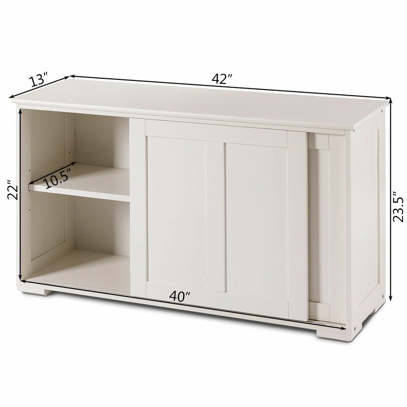 Highland Dunes Camdyn 42 Wide Kitchen Storage Server Reviews