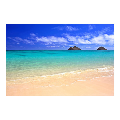 Paradise Beach 2.55m x 3.84m Textured Matt Peel & Stick Wall Mural East Urban Home