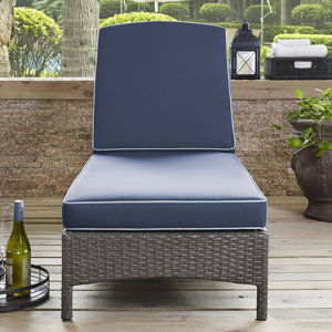 Palm City Outdoor Chaise Lounge with Cushion