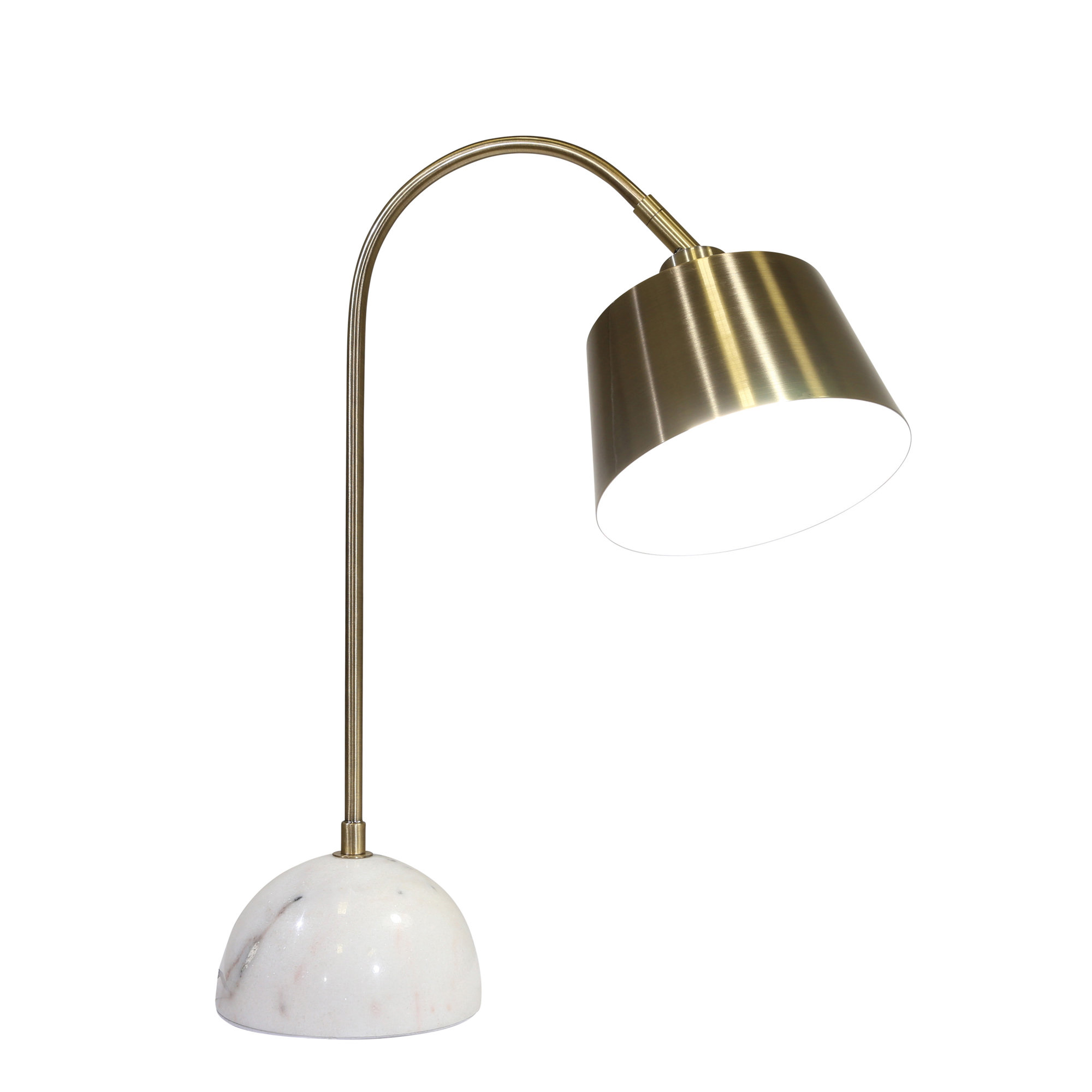 brushed gold desk lamp