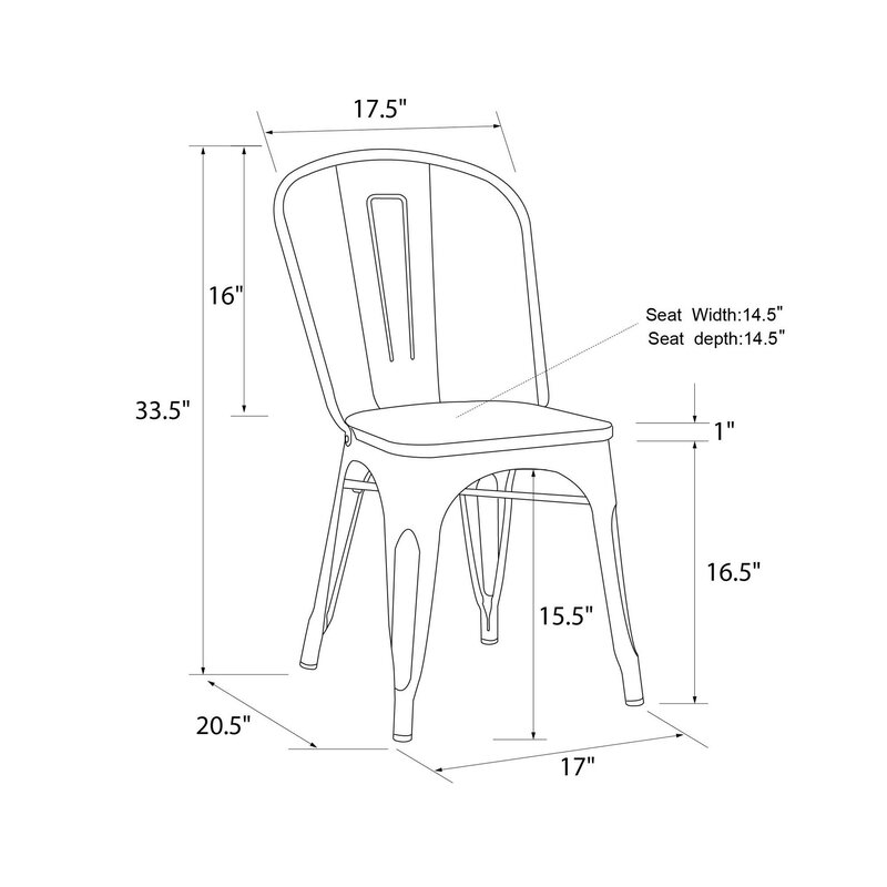 Fortuna Solid Wood Dining Chair