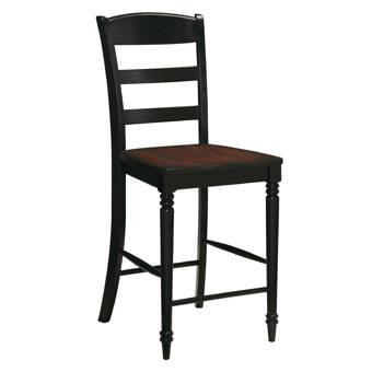 Three Posts Haslingden Solid Wood 24 Counter Stool Reviews Wayfair