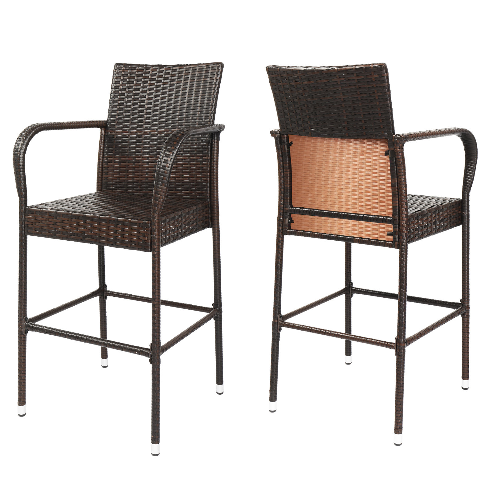 Latitude Run® Aleijah Outdoor 27.5" Patio Bar Stool & Reviews Wayfair