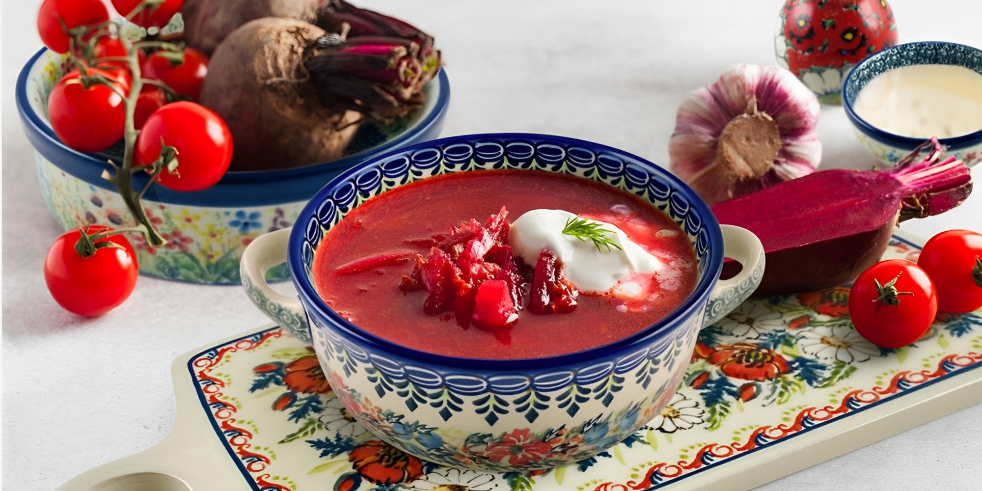 Polmedia Polish Pottery 7" Santa Clause Figurine Perigold