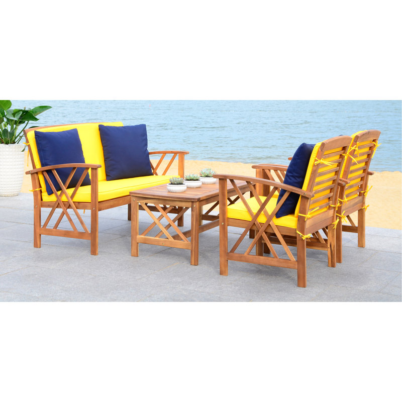 Medora 4 Piece Sofa Seating Group With Cushions Reviews Joss