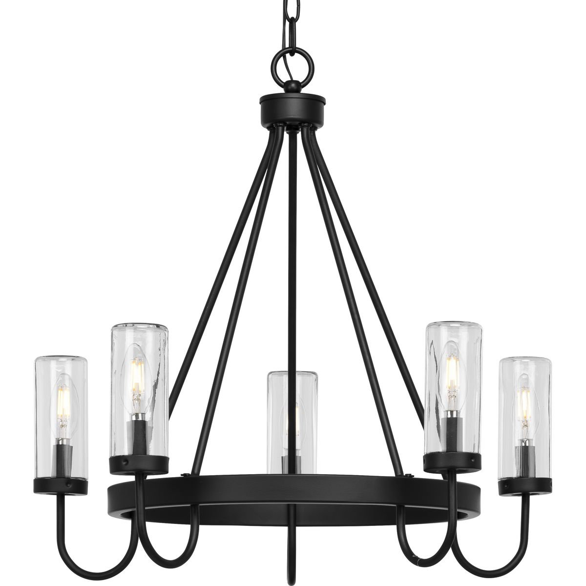 Laurel Foundry Modern Farmhouse Widener 5 Light Outdoor Chandelier
