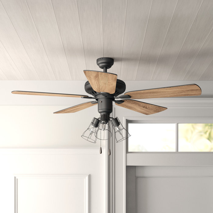 52 Theron 5 Blade Ceiling Fan Light Kit Included Reviews