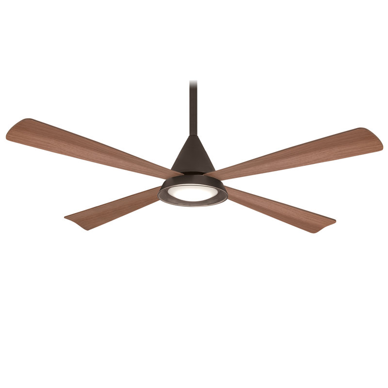 Minka Aire 54 5 Blade Led Standard Ceiling Fan With Remote Control And Light Kit Included Wayfair