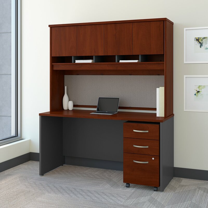 Bush Business Furniture Series C 43 H X 60 W Desk Hutch Wayfair Ca