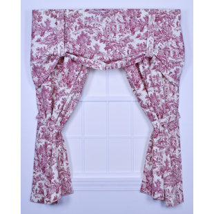 Red Toile Curtains Drapes You Ll Love In 2020 Wayfair
