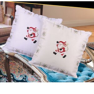 Walking Santa Pillow Cover