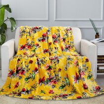 Hummingbird Orchids Blossom Motifs Winter Floral Graphic Illustration Dark Blue Grey Multicolor Ambesonne Bird Throw Blanket Flannel Fleece Accent Piece Soft Couch Cover for Adults 50 x 60