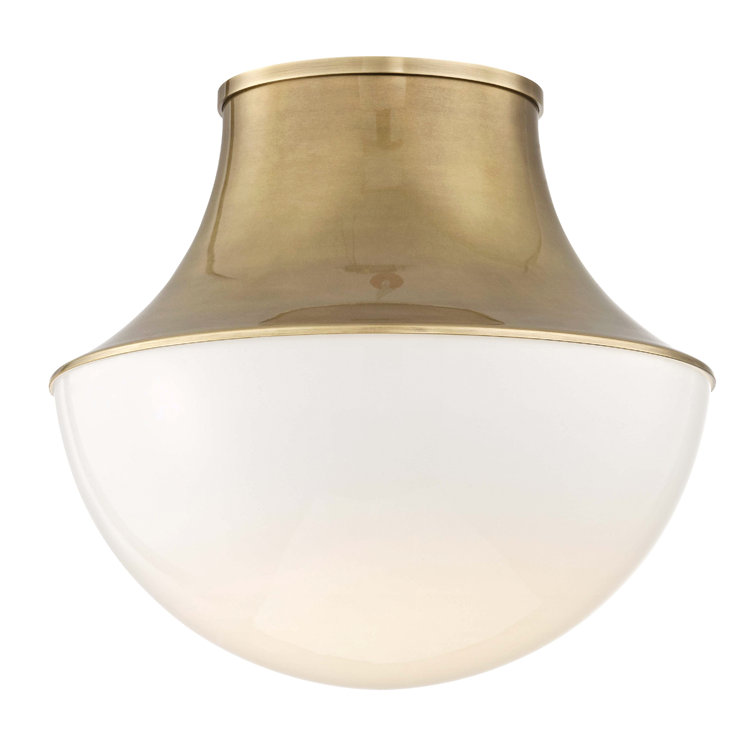 alistair 1 light led flush mount reviews allmodern