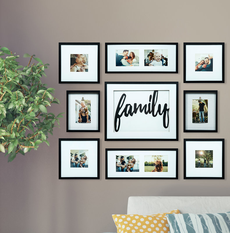 Darby Home Co Broderick 9 Piece Family Decor Picture Frame Set
