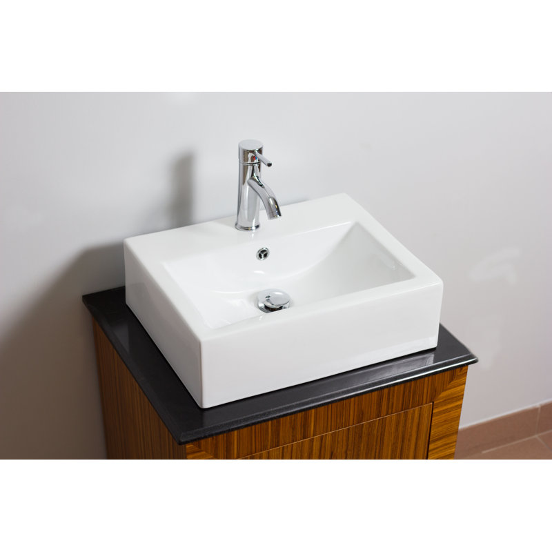 American Imaginations Ceramic 20 Wall Mount Bathroom Sink With Overflow Wayfair