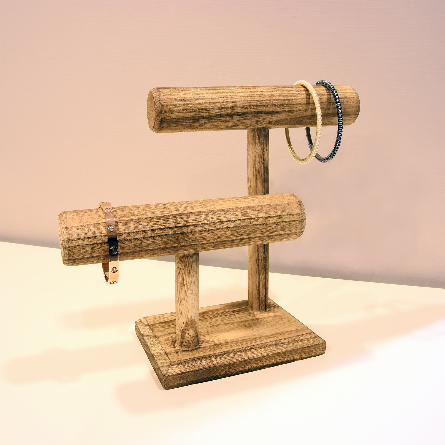 Loon Peak® Wooden T Bar Jewelry Stand & Reviews Wayfair