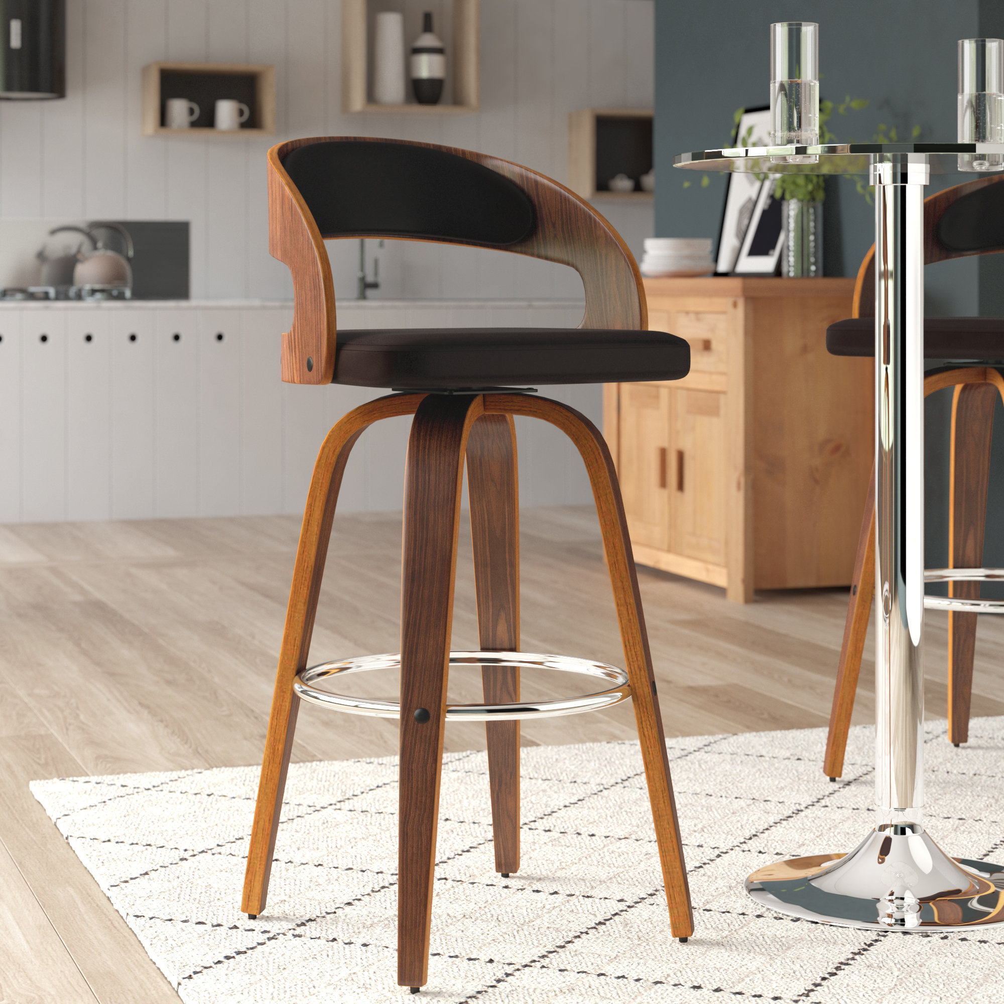 Barhocker Drehbar Holzbeine Bilder | Milt's Dekor