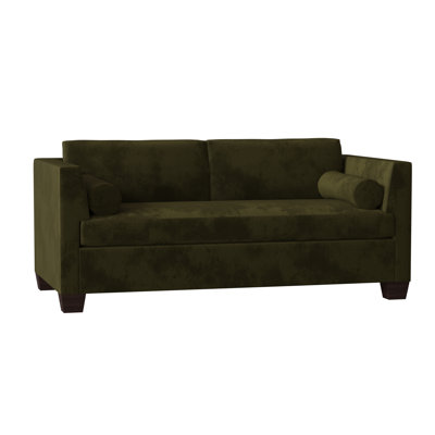 Sutton Sofa Duralee Furniture Size 84 W Body Fabric Greyson Dark Green