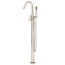 Wayfair | Freestanding Fillers Polished Nickel Bathtub ...