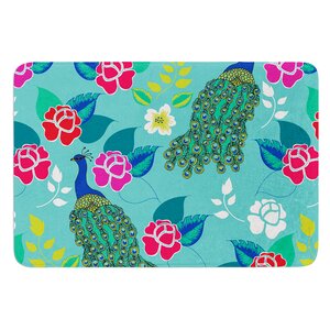 Mexican Peacock by Anneline Sophia Bath Mat