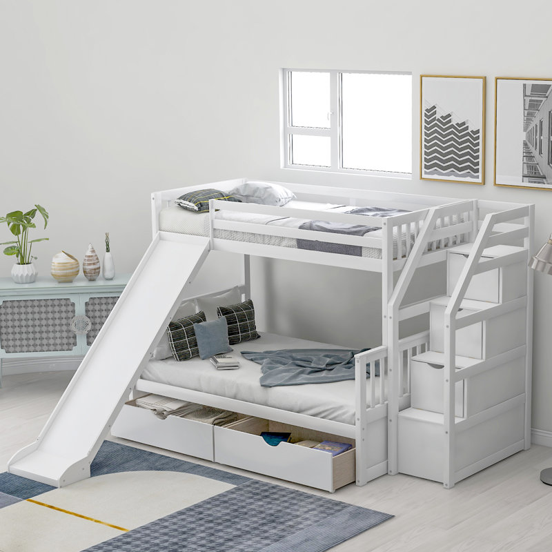 Wayfair bunk bed twin over full Clearance