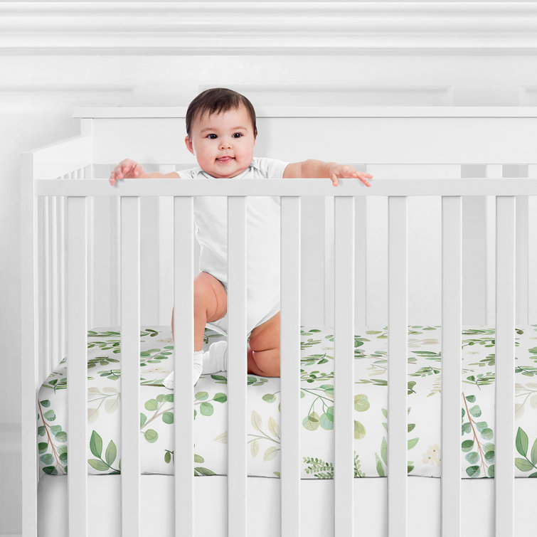 green leaf cot sheets