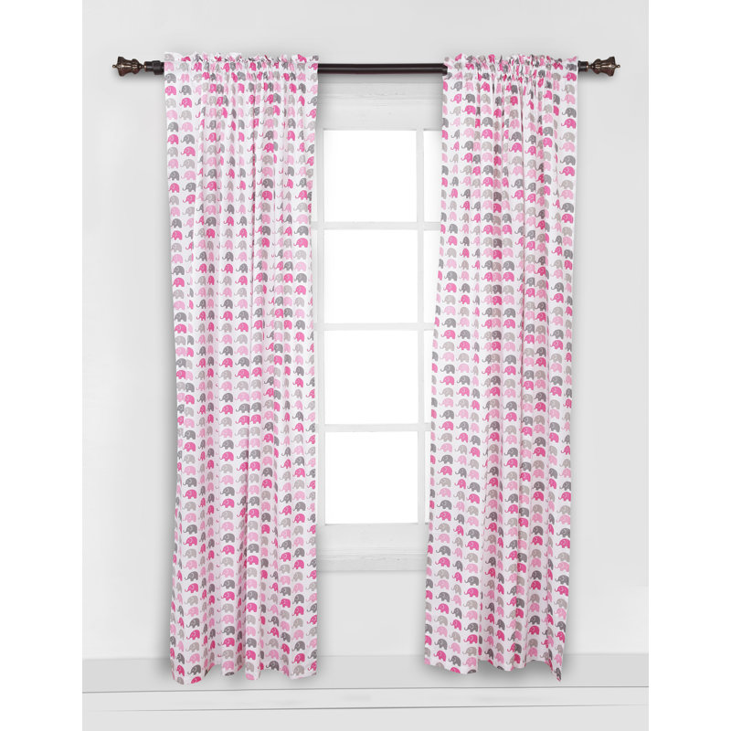 Viv Rae Yasmeen Semi Sheer Rod Pocket Single Curtain Panel Reviews Wayfair
