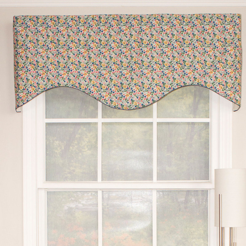 Rlf Home Flower Party Cornice Window Valance Wayfair