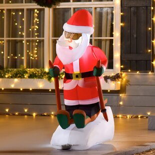 Santa Claus 17 in Tall  HoHoHo Reusable NEW Christmas Decoration Clings Mrs 