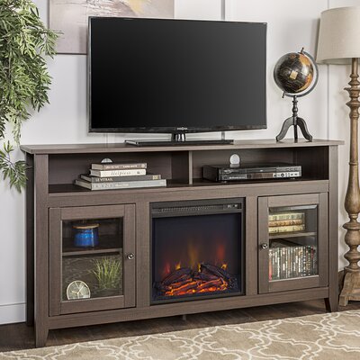 Kohn Tv Stand For Tvs Up To 65 With Electric Fireplace Zipcode