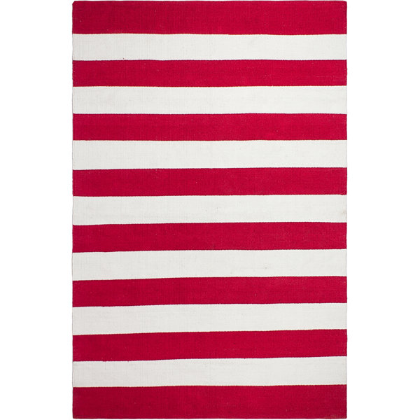 Gladys Red White Area Rug Gladys Red White Area Rug