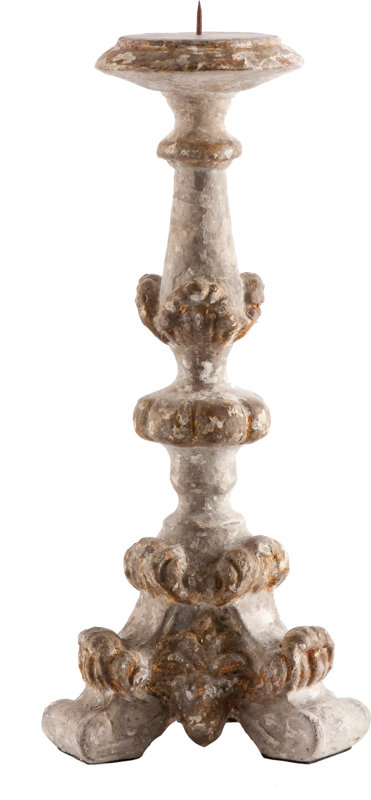 Aidan Gray Parisian Cast Resin Candlestick #candlestick #french #aidangray