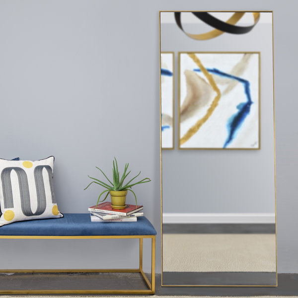 Modern Contemporary Black Metal Framed Mirror Allmodern