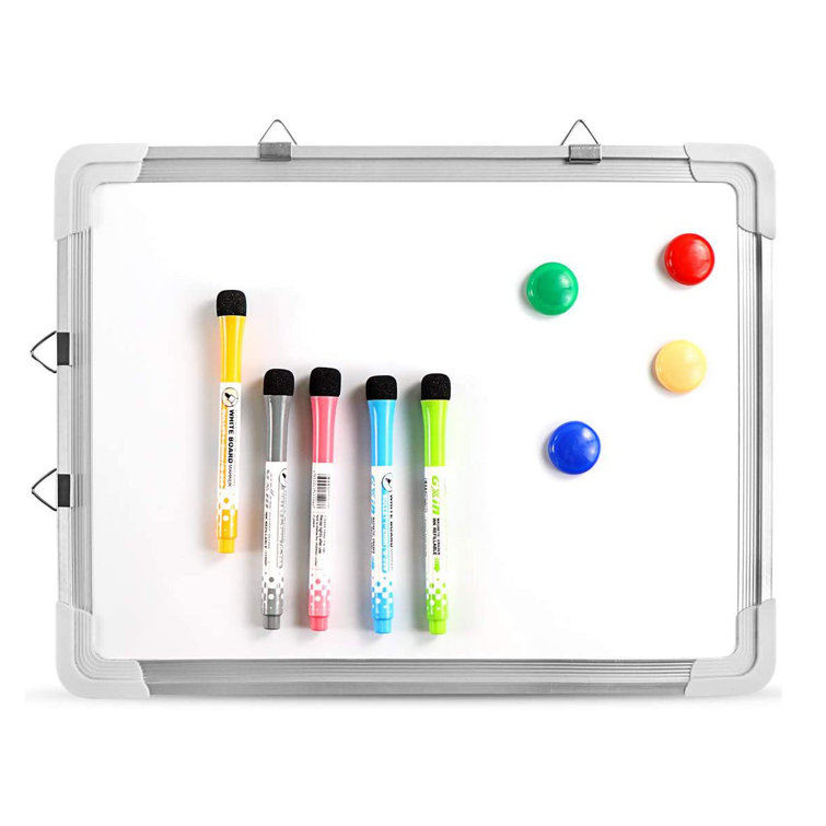 Magnetic Dry Erase Board Marker and 2 Magnets for Drawing Notes School Students 