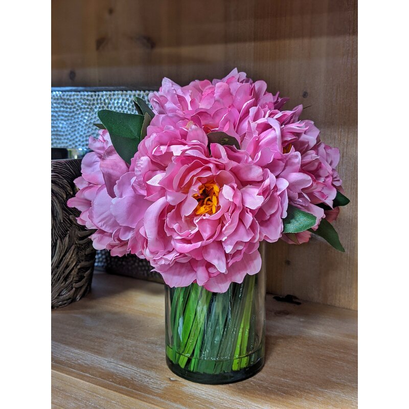 Peony Centerpiece In Vase Reviews Joss Main