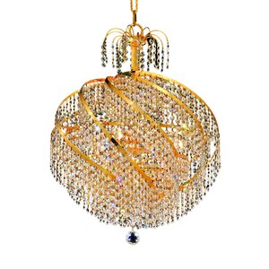 Mathilde 10-Light Chain Crystal Chandelier