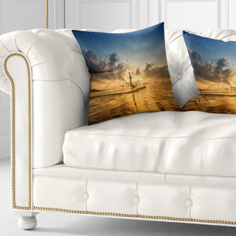 One Bella Casa Go With The Flow Lumbar Pillow Wayfair