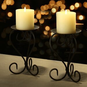 Iron Candlestick (Set of 2)