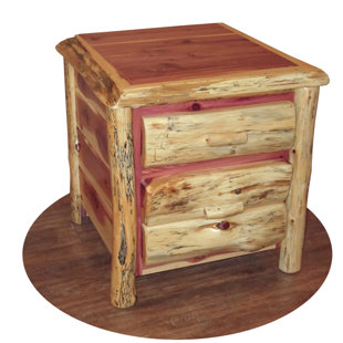 Log Cabin Nightstand Wayfair