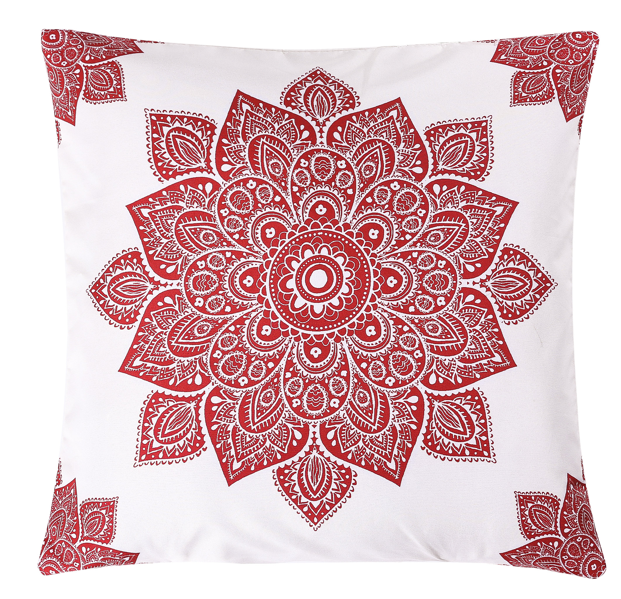 mandala throw pillow