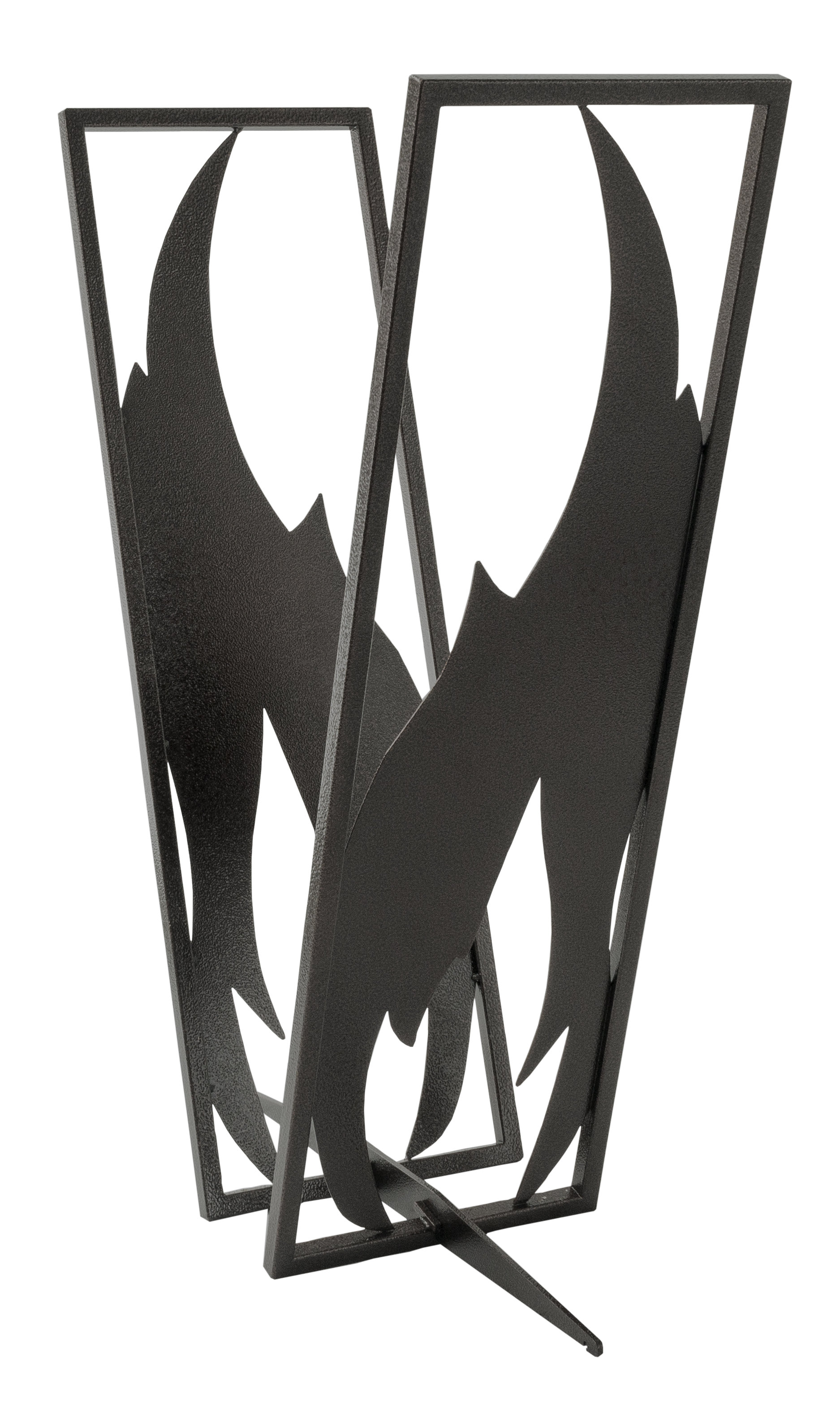 Curonian Flame Fire Pit Log Rack Wayfair