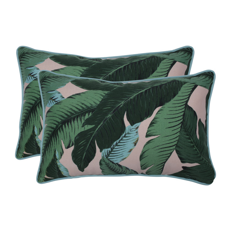 outdoor palm pillows