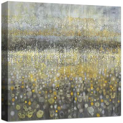 Rain Abstract II  Wrapped Canvas Print Latitude Run