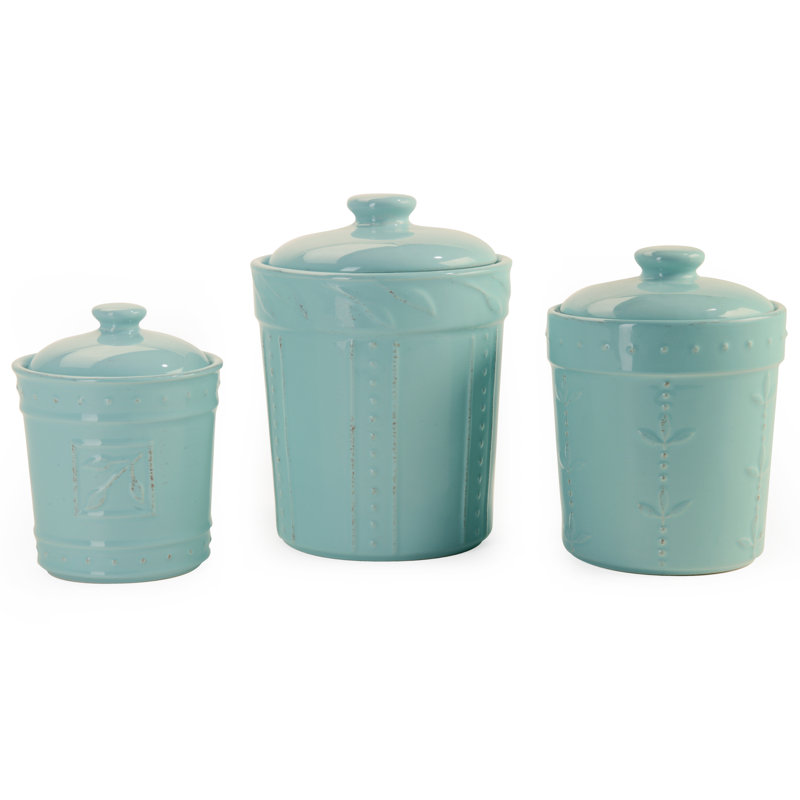 Genesee 3 Piece Kitchen Canister Set