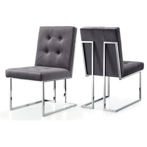 Hartford Velvet Parsons Chair (Set of ..